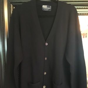 Mint Ralph Lauren Polo 100% Cashmere Cardigan Lg